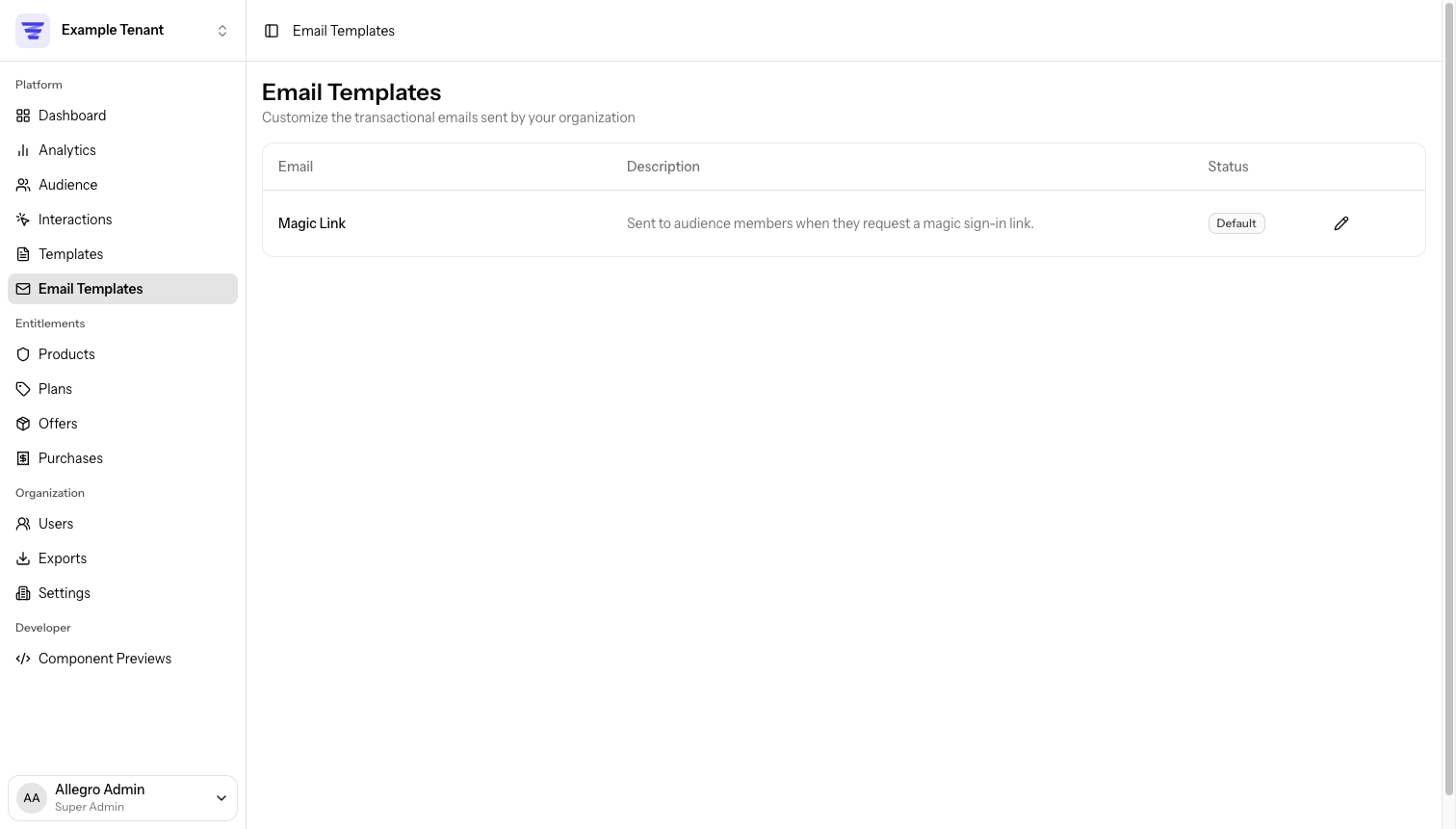 Email Templates